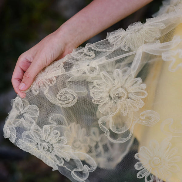 GONNA TULLE RICAMATO MARGHERITE