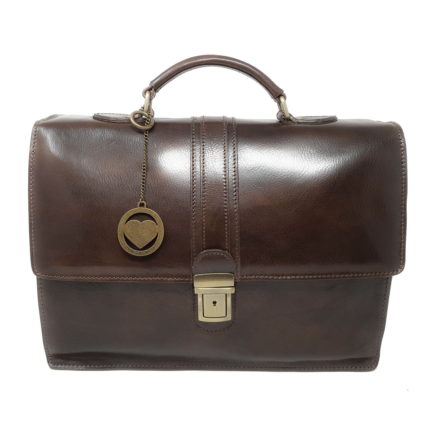 Borsa da lavoro 24Ore Portadocumenti da Uomo Cartella in pelle - 40x29x13 Cm - G906