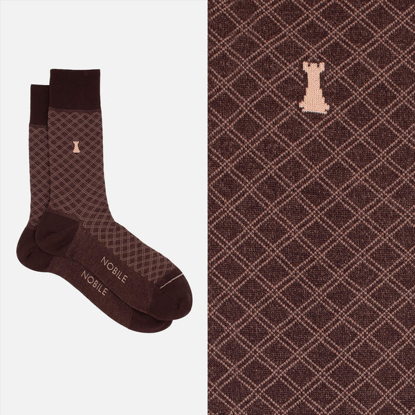 Robert the Bruce - Short tartan stocking 