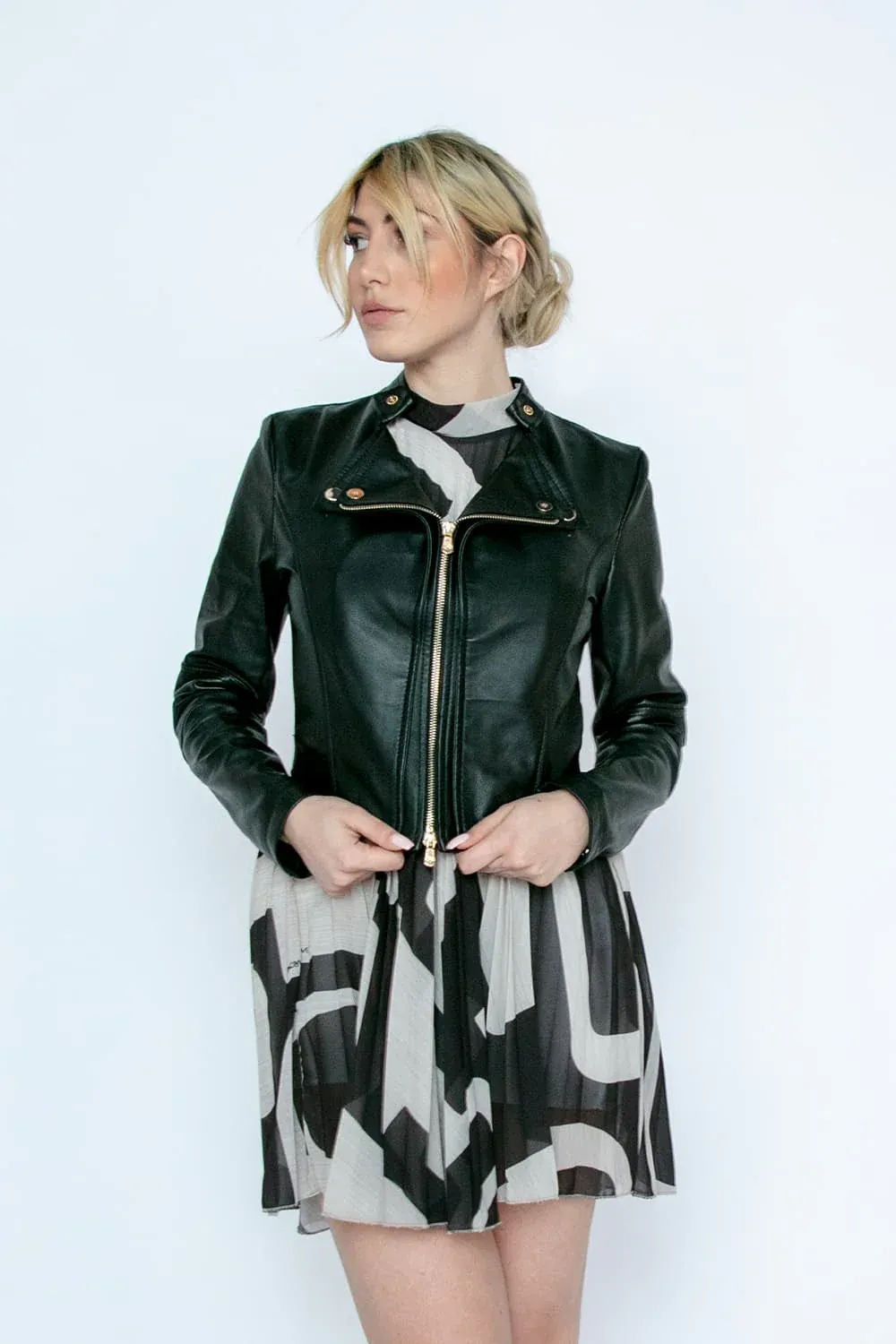 Short Pleated Dress