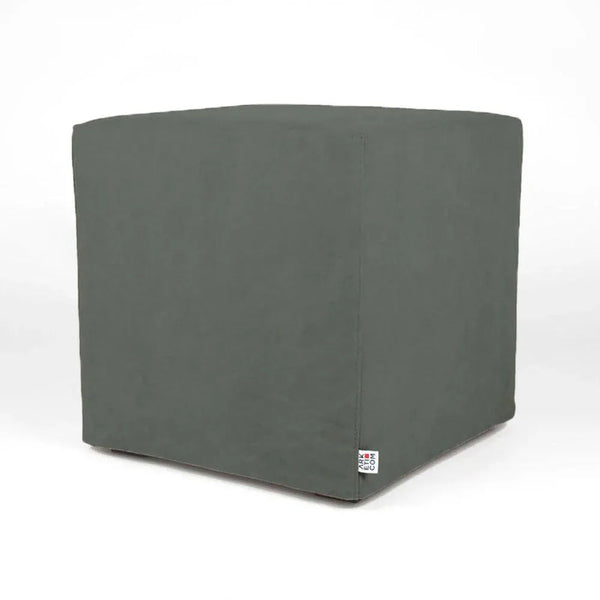 CUBE 55 | Cotton Footstool Pouf with Feet