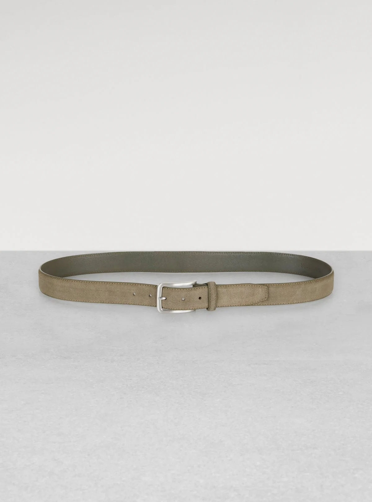Suede belt