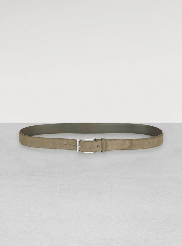 Suede belt