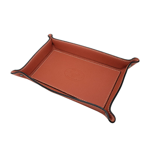 ST02 Leather Tray Organizer Entrance Tray 