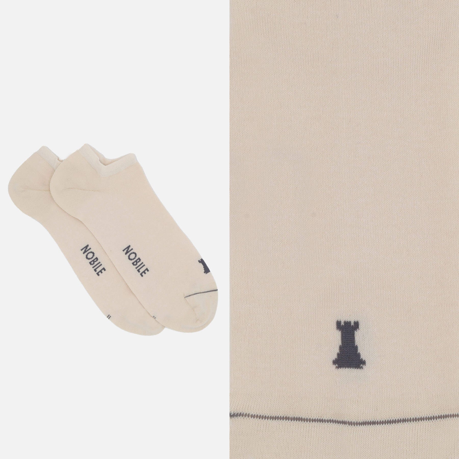 Pure Makò Cotton Ankle Socks - Solid Color 