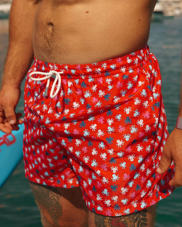 Swimwear - Red Octopus
