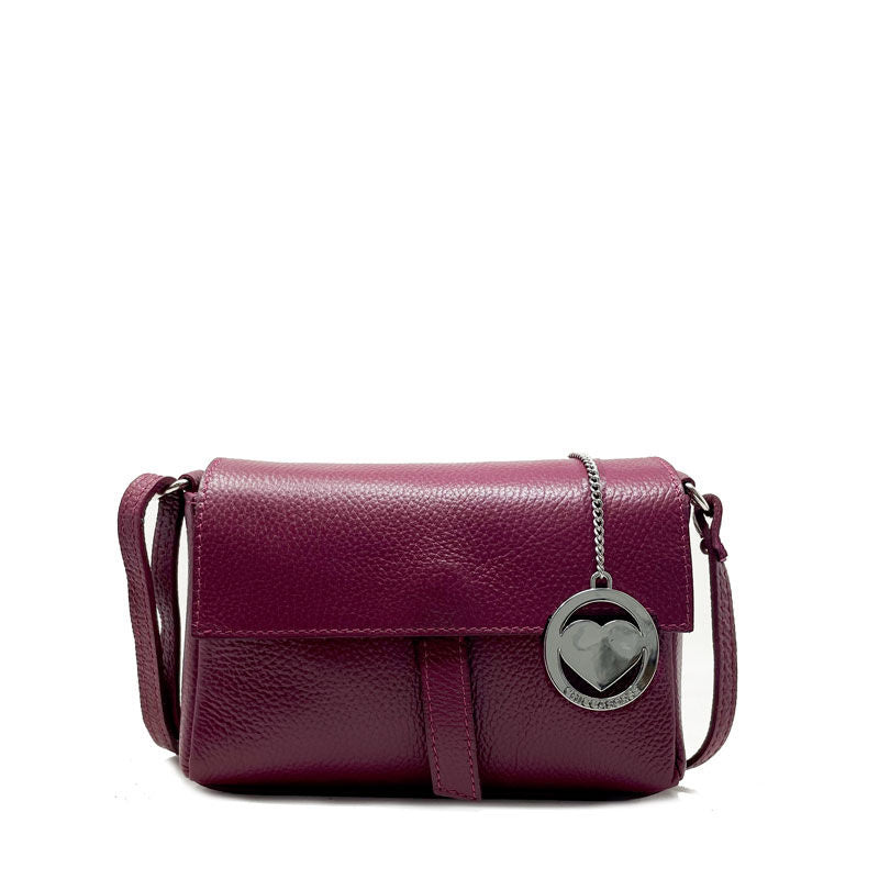 Borsa Clutch Piccola da Donna a Spalla in Pelle Dollaro - Saturnia K071.