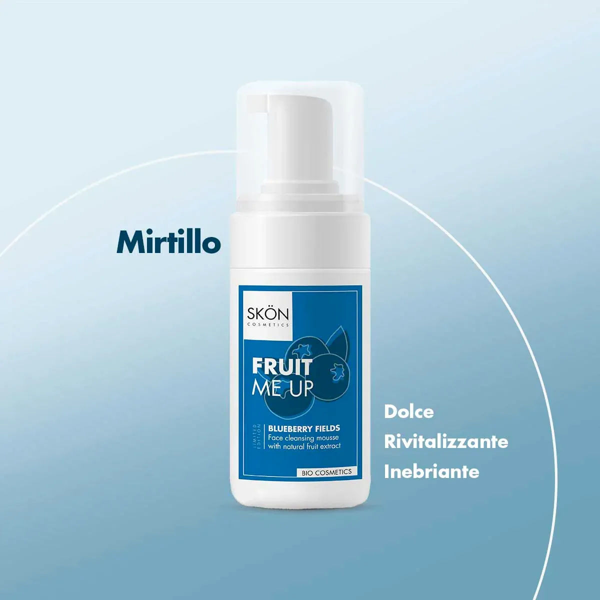 Cleansing mousse with natural extracts