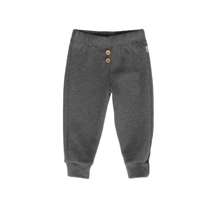PANTALONE FELPA CON BOTTONCINI