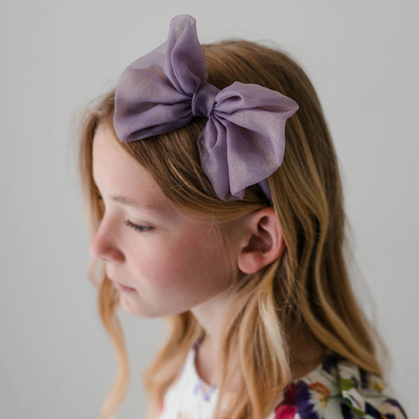 ORGANZA BOW HEADBAND