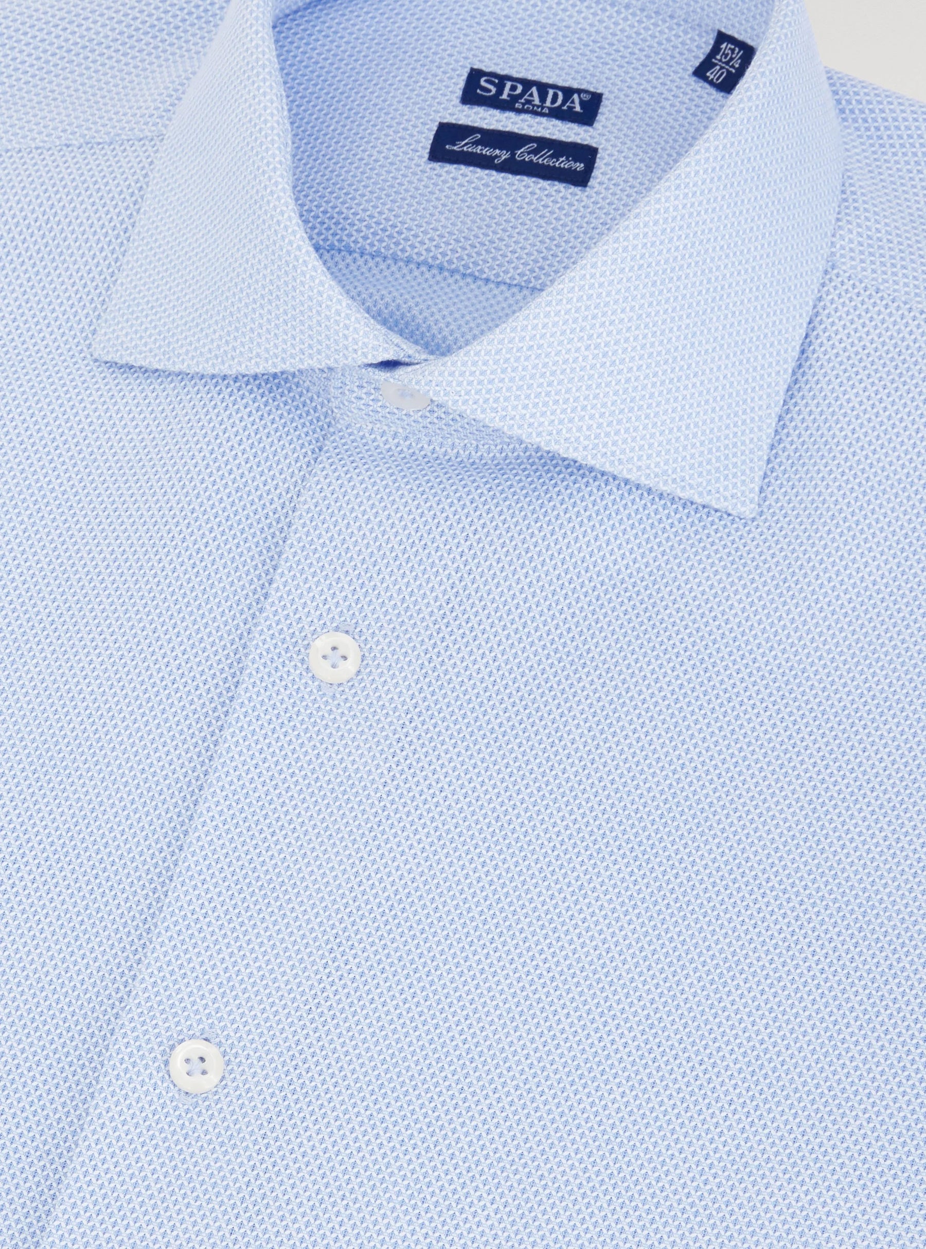 Cellular cotton shirt