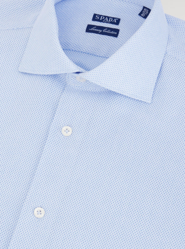 Cellular cotton shirt