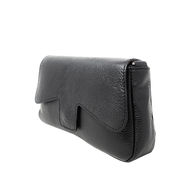 Chicca Borse Bag Shoulder Bag Leather Handbag Made in Italy 26x14x6 cm - Clutch - Como K001. 