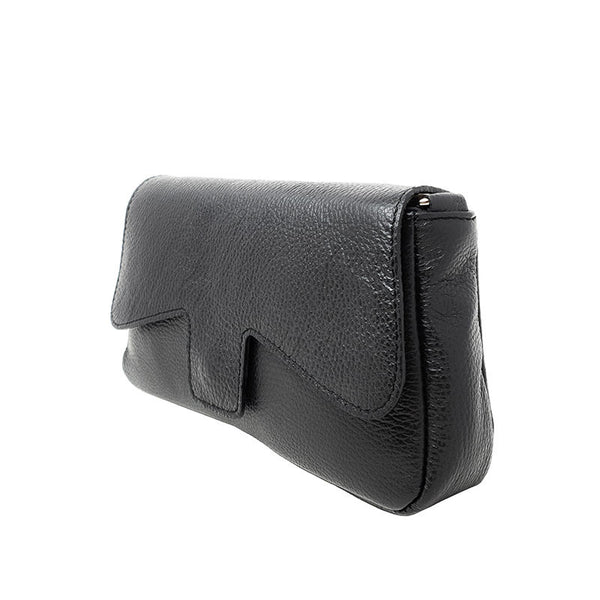 Chicca Borse Bag Shoulder Bag Leather Handbag Made in Italy 26x14x6 cm - Clutch - Como K001. 