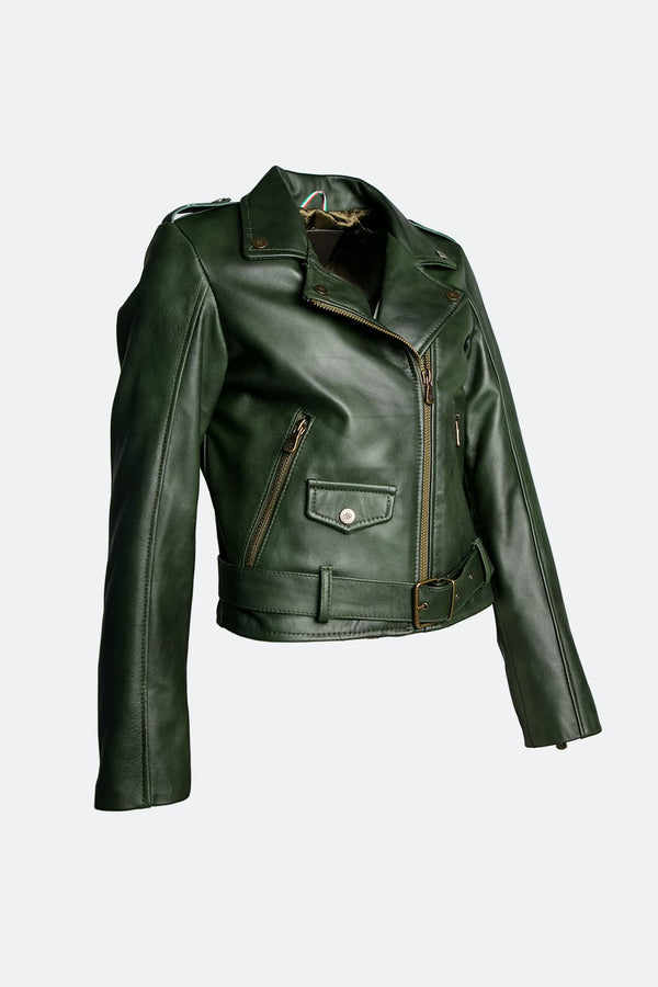 Chiodo Donna Verde