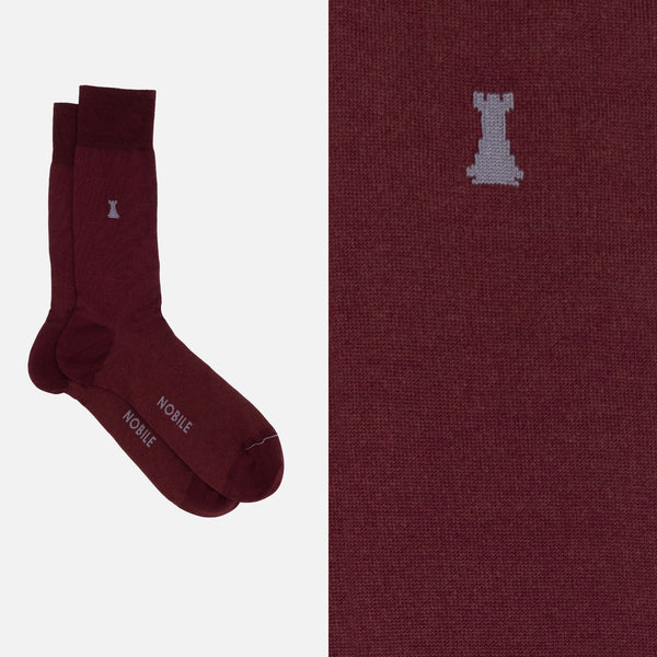 Federico II - Plain short sock 