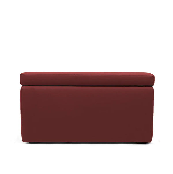 PANDORA 84 ECO SWING, Panca Pouf Contenitore Rettangolare in Ecopelle con Ruote 84x42 h42