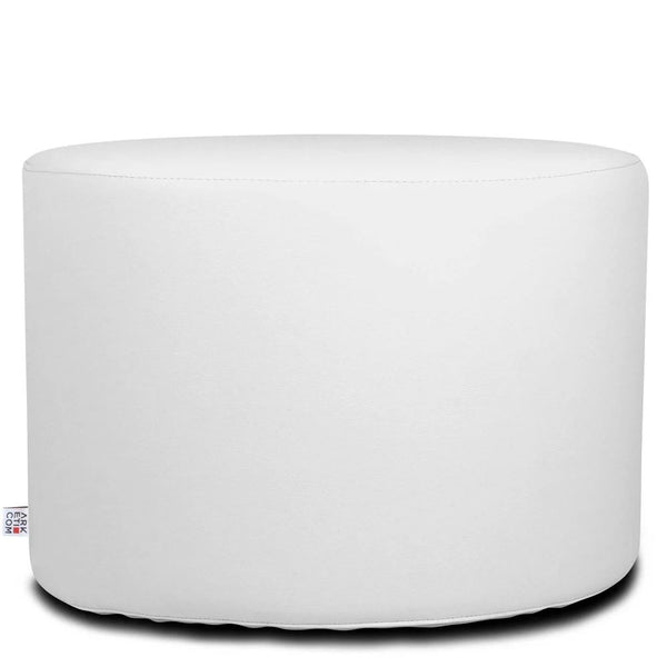 CHILL ECO 55, Round Footrest Pouf in Eco-Leather 55 x h42