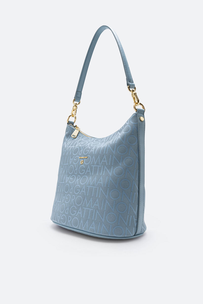 Hobo Bag Charlie Azzurra