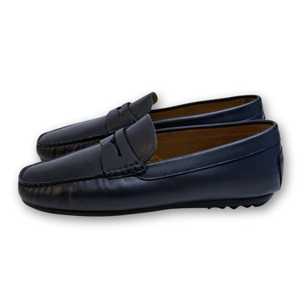 MastroDomenico Men's Handmade Moccasins - Moissanite Notte 