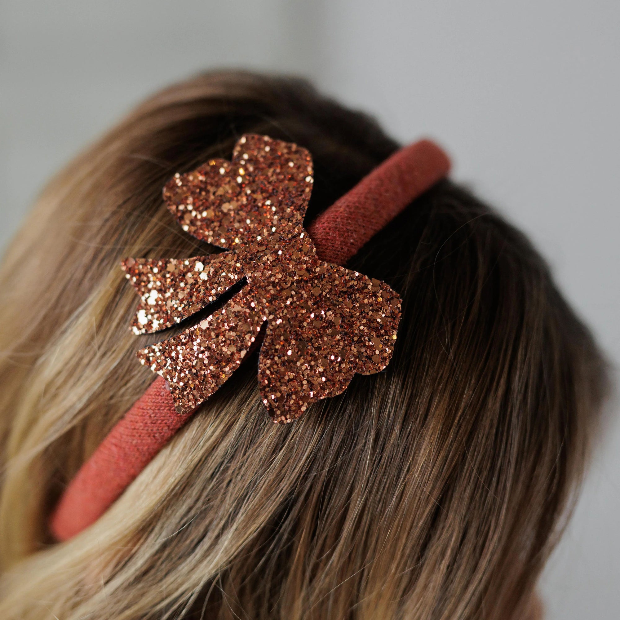 GLITTER BOW HEADBAND