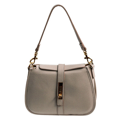 MIRANDA - Postina in pelle taupe