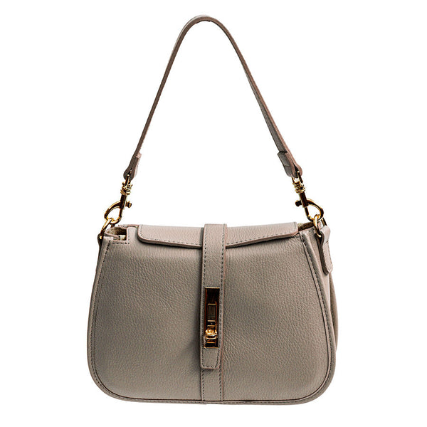MIRANDA - Postina in pelle taupe