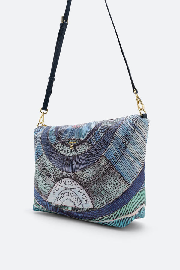 Reversible Navy e Planetarium Aquamarine Large