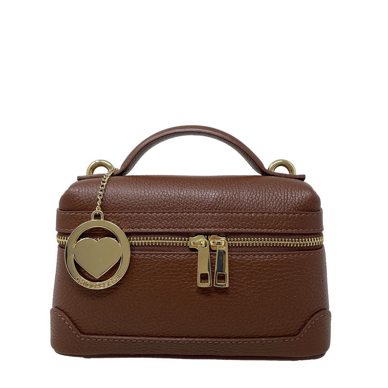 Borsa Beauty a mano in pelle - K078