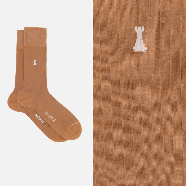 Noble Evening Box of 6 Short Socks - Polka Dots, Ribbed, Solid Color &amp; Pattern