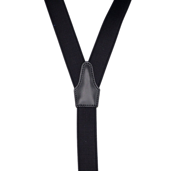 Elegant black suspenders