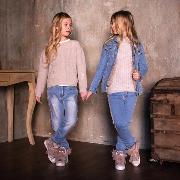 MAGLIONE ROSA LUREX