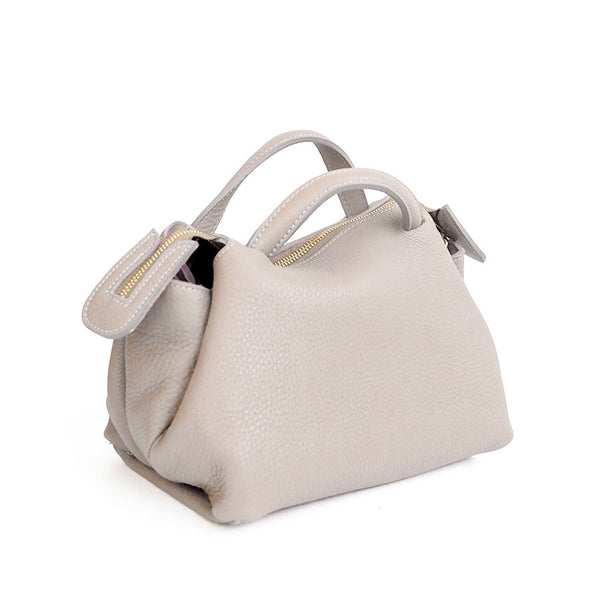 EMMA - Bauletto in pelle latte