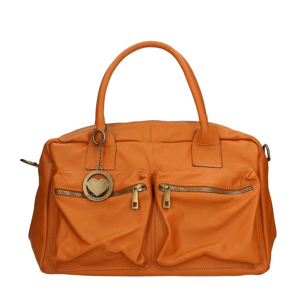 Large Handbag Travel Bag for Women in Leather - 36x26x15 cm - 6173 