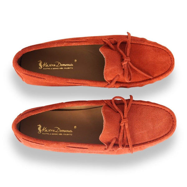 MastroDomenico Women's Handmade Moccasins - Essonite