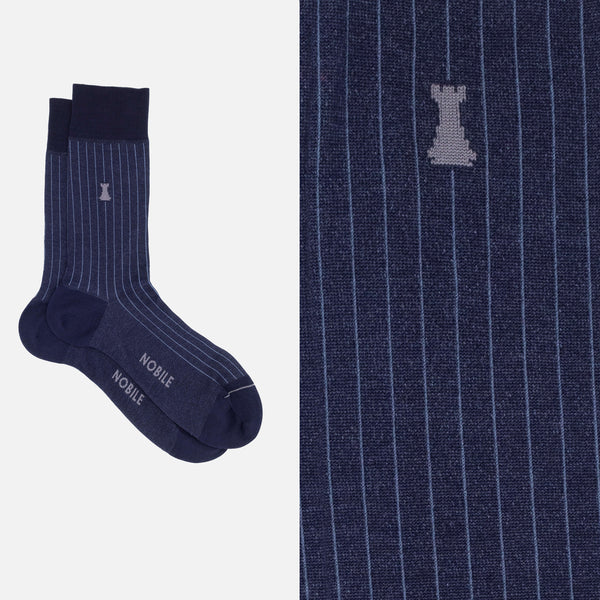 Daily Office Box of 6 Short Socks - 3x Solid Color &amp; 3x Ribbed