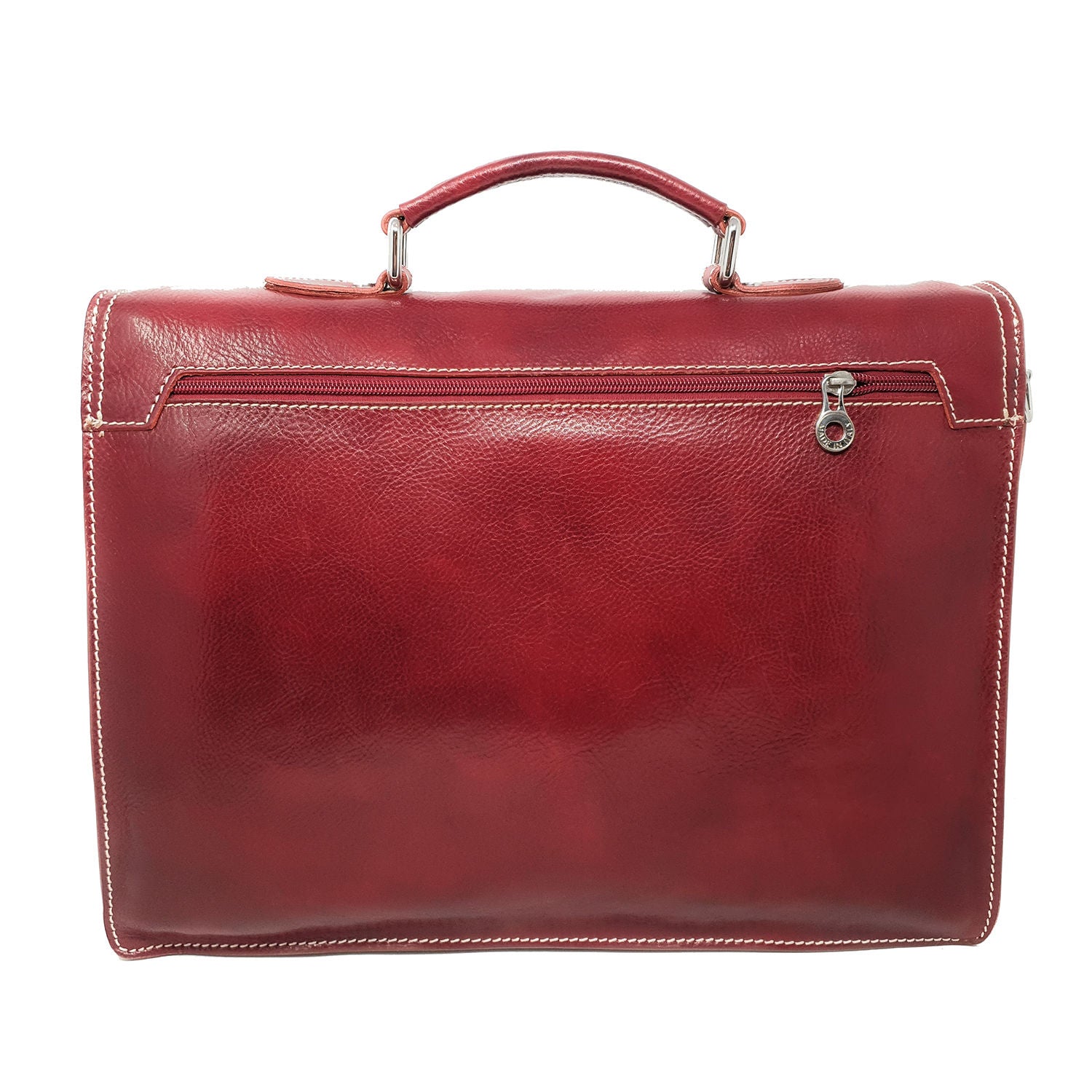 Large Briefcase Work Bag Men's Document Holder Leather Briefcase - 43x30x11 Cm - G1010 