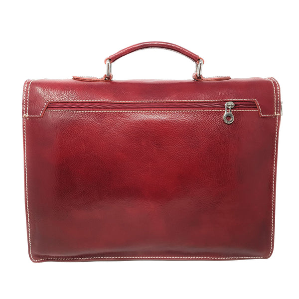 Large Briefcase Work Bag Men's Document Holder Leather Briefcase - 43x30x11 Cm - G1010 