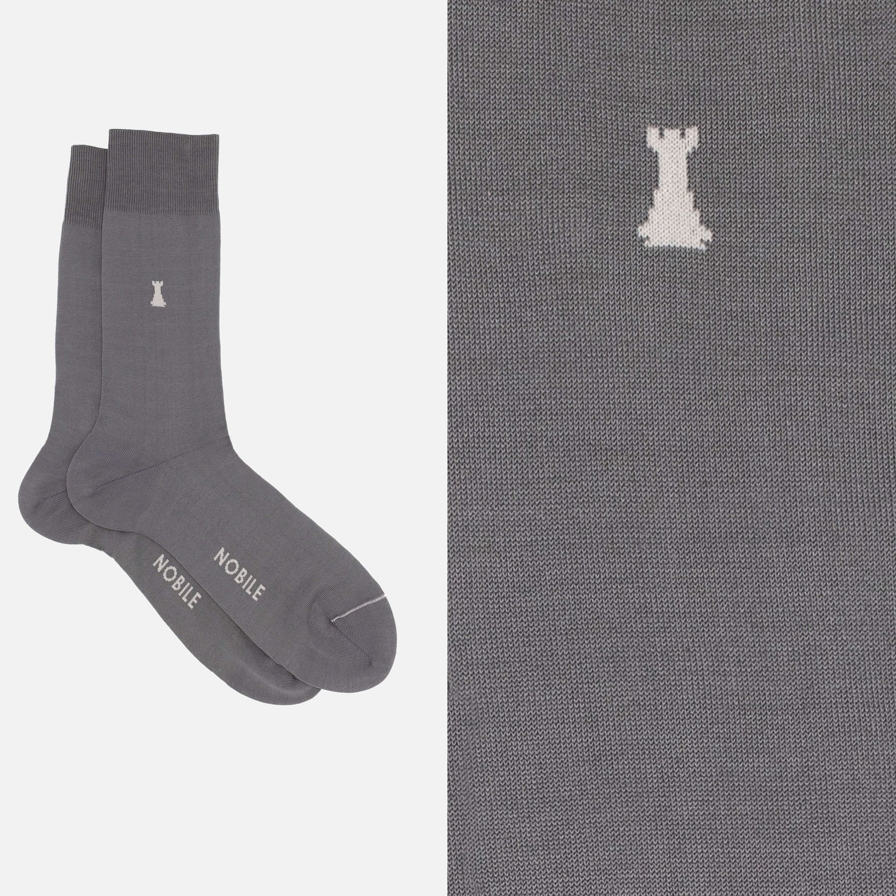 Federico II - Plain short sock 