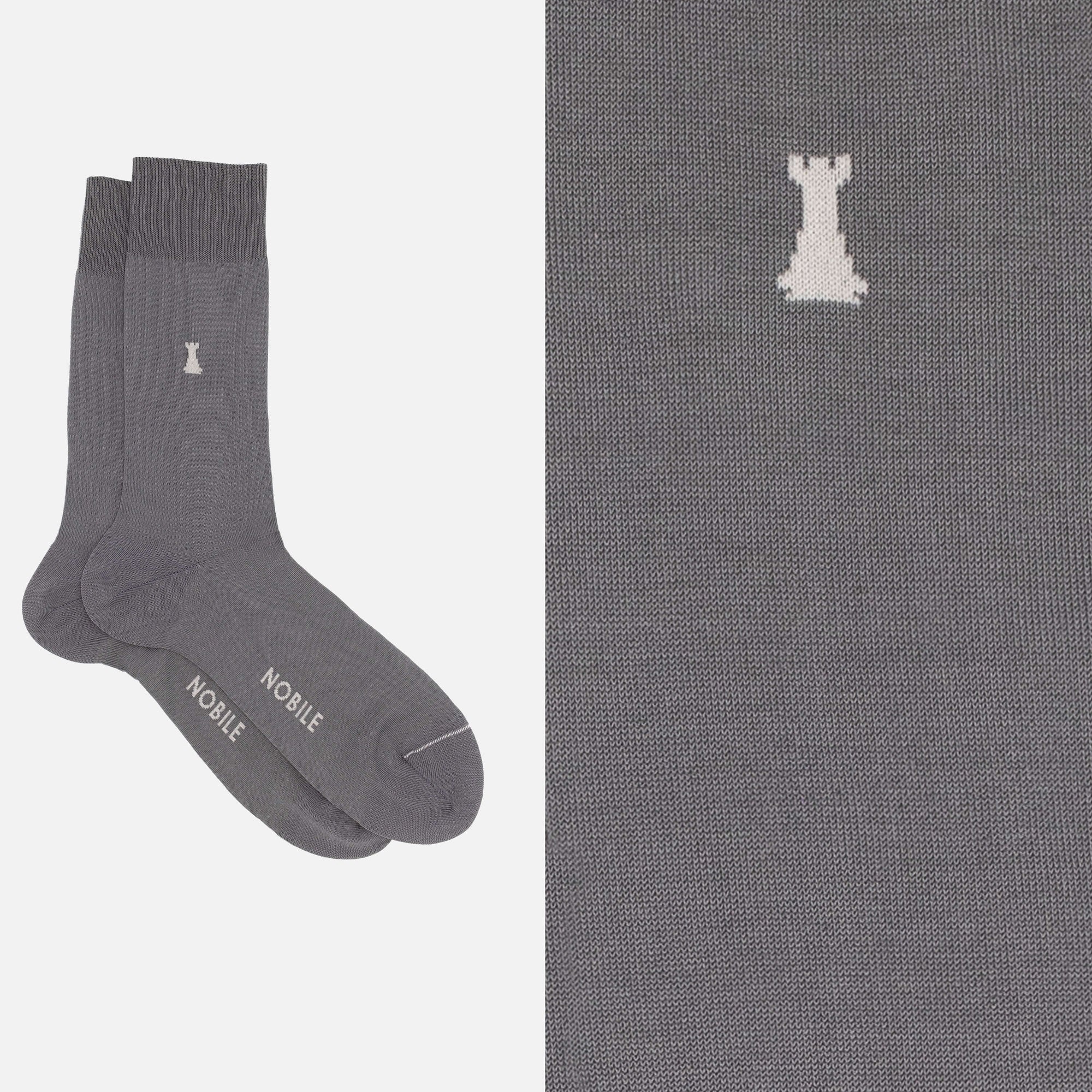 Federico II - Plain short sock 