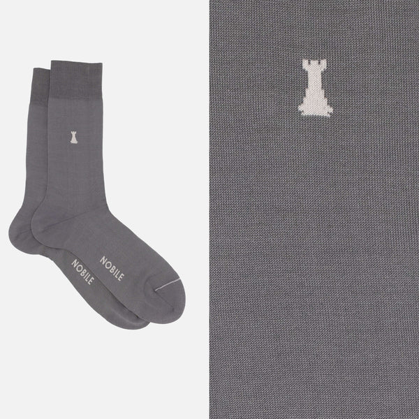 Federico II - Plain short sock 