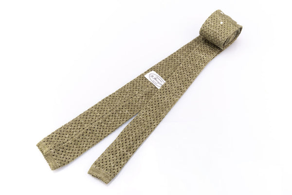 Cravatta tricot verde