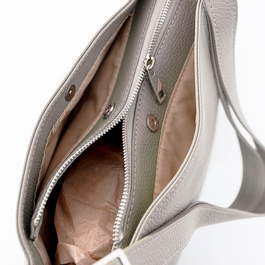 MARISSA - Sacca in pelle latte