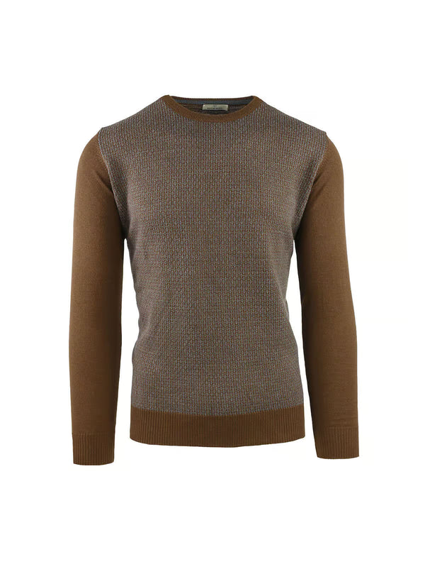 GIROCOLLO A JACQUARD MICRO RETTANGOLI