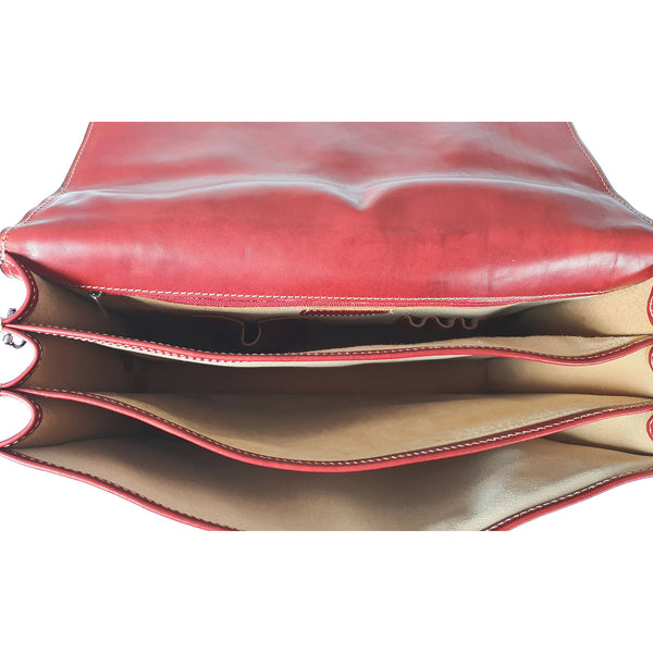 Borsa da lavoro 24Ore Portadocumenti da Uomo Cartella in pelle - 40x29x13 Cm - G906