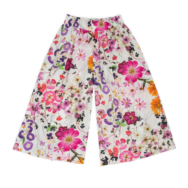 PANTALONE IN COTONE WIDE-LEG