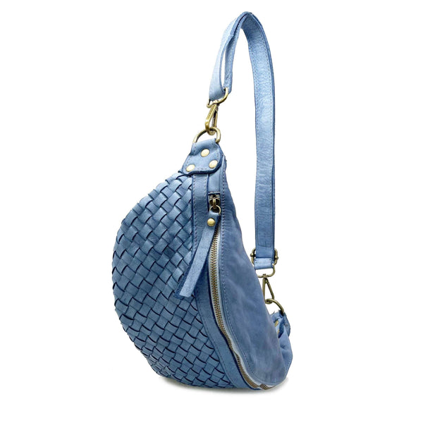 Unisex Vintage Style Soft Leather Crossbody Fanny Pack - K036 