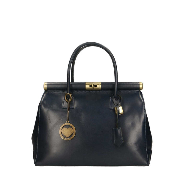 Elegant Women's Handbag in Leather - 35x28x16 cm - 9106 