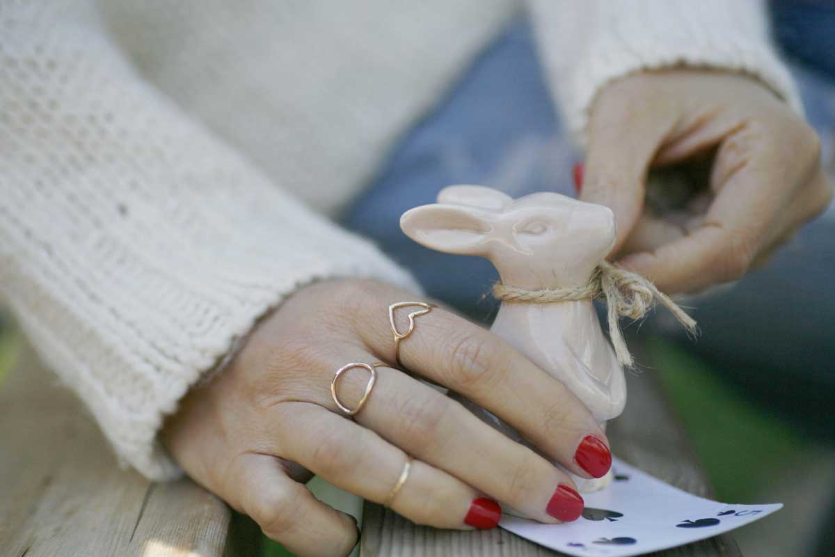 KARMA - RING WITH CIRCLE - 18CT GOLD