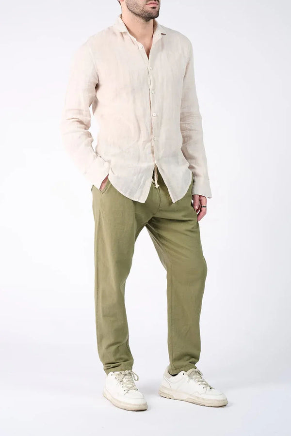 Camicia Uomo Lino